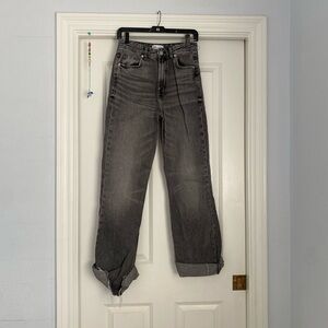 Zara Grey Relaxed Jeans